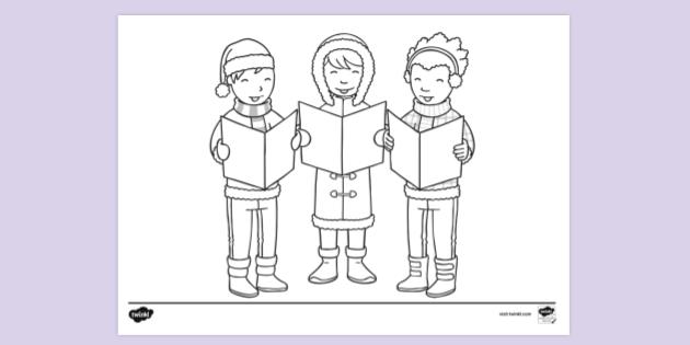 printable colouring pages for christmas