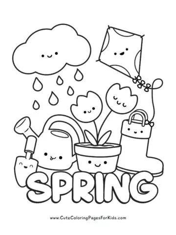 Cute Coloring Pages For Kids - Free Printable Coloring Sheets for Kids