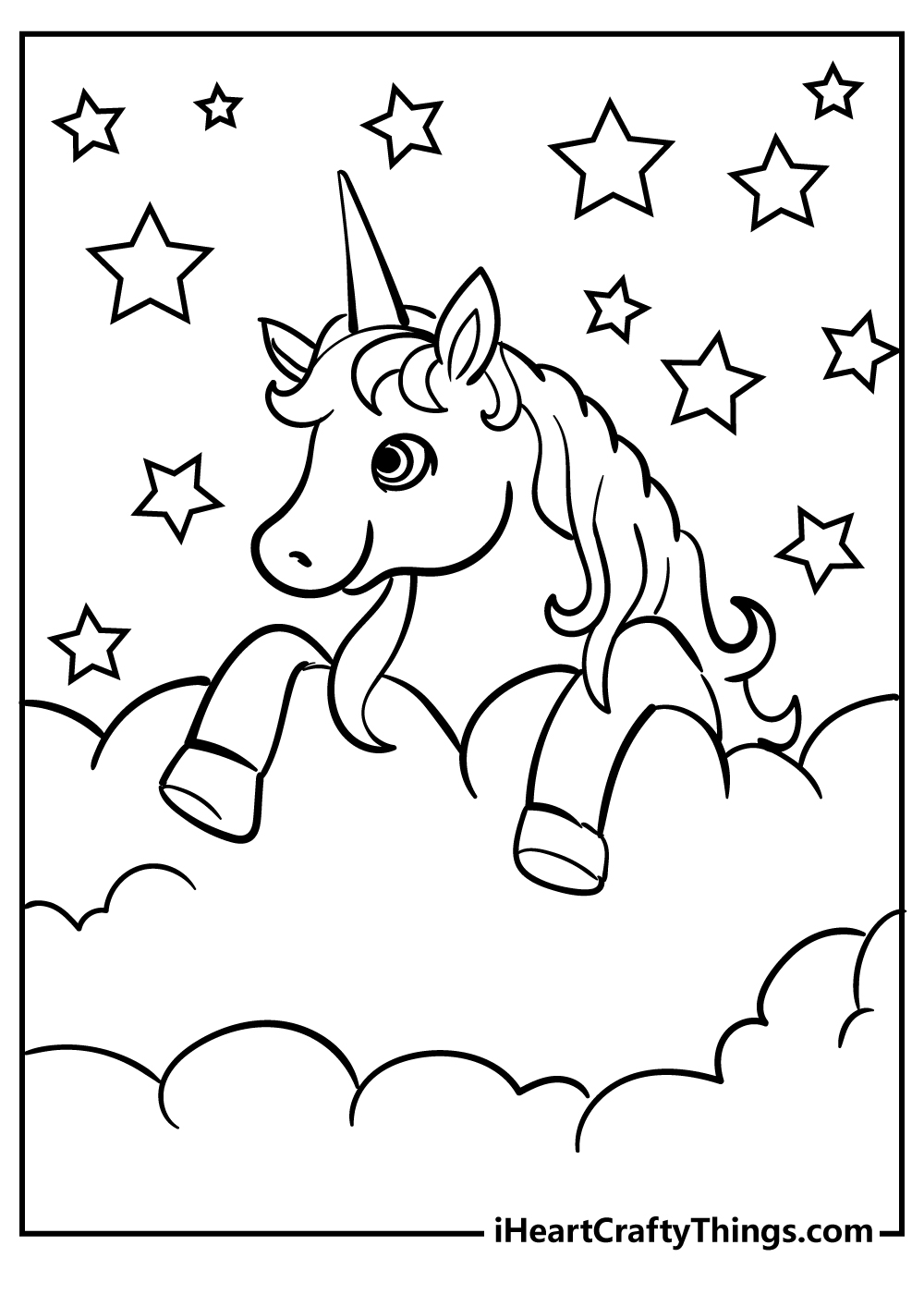 Unicorn Coloring Pages ABCmouse Worksheets Library Unicorn Coloring Pages ABCmouse Worksheets Library