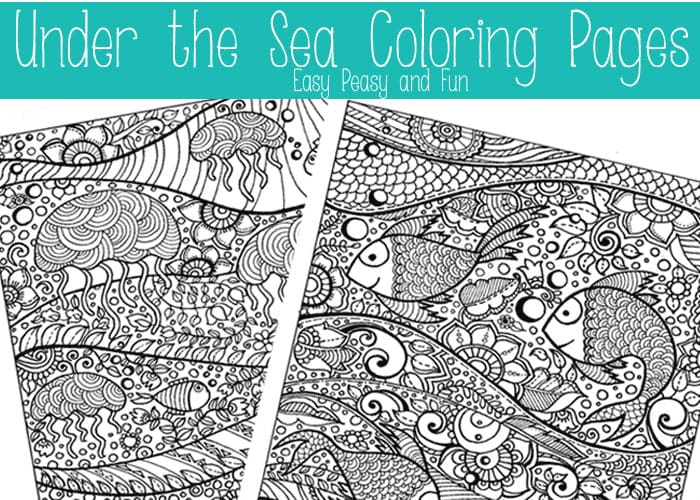 printable colouring pictures under the sea