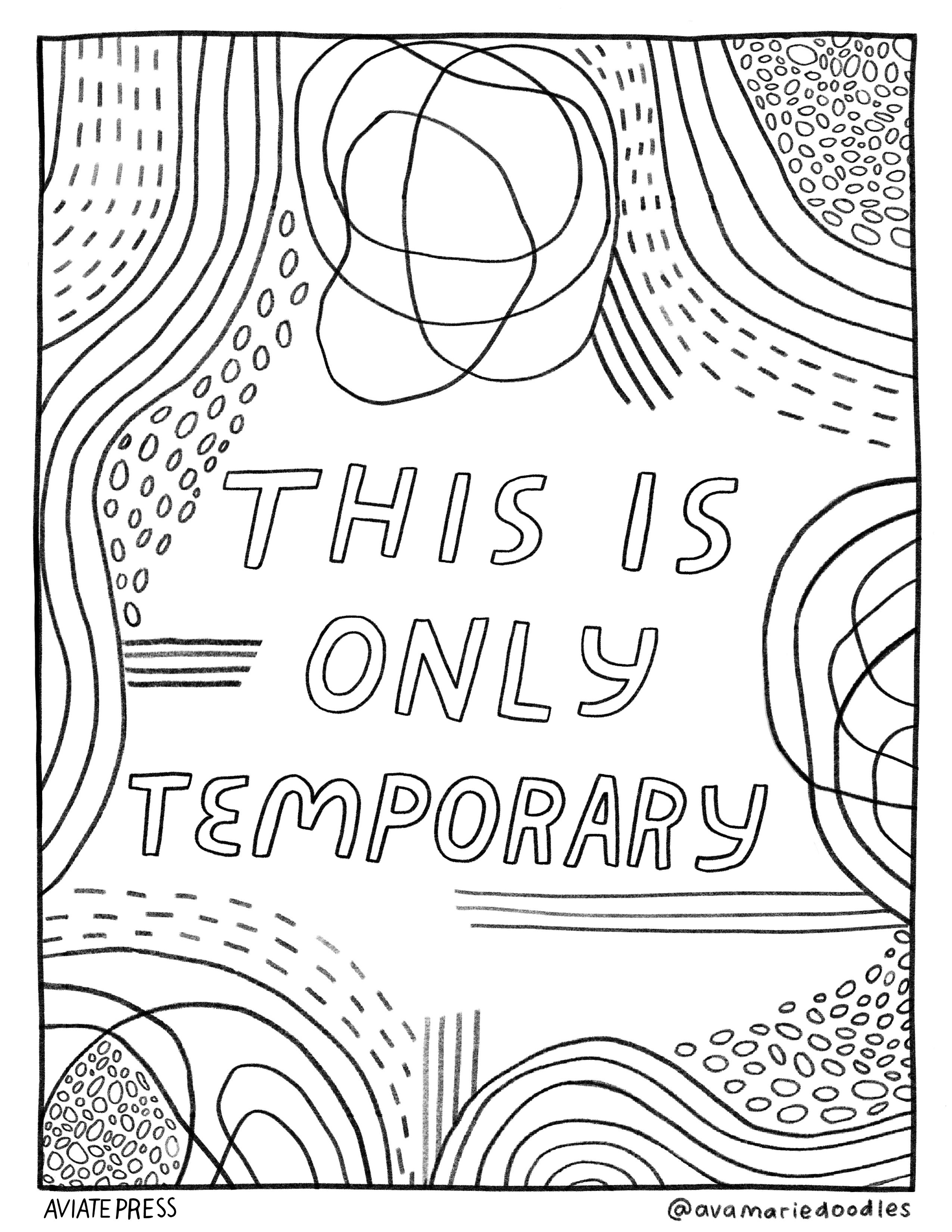 75+ Inspirational Quotes Colouring Pages for Adults and Kids | Mum ...