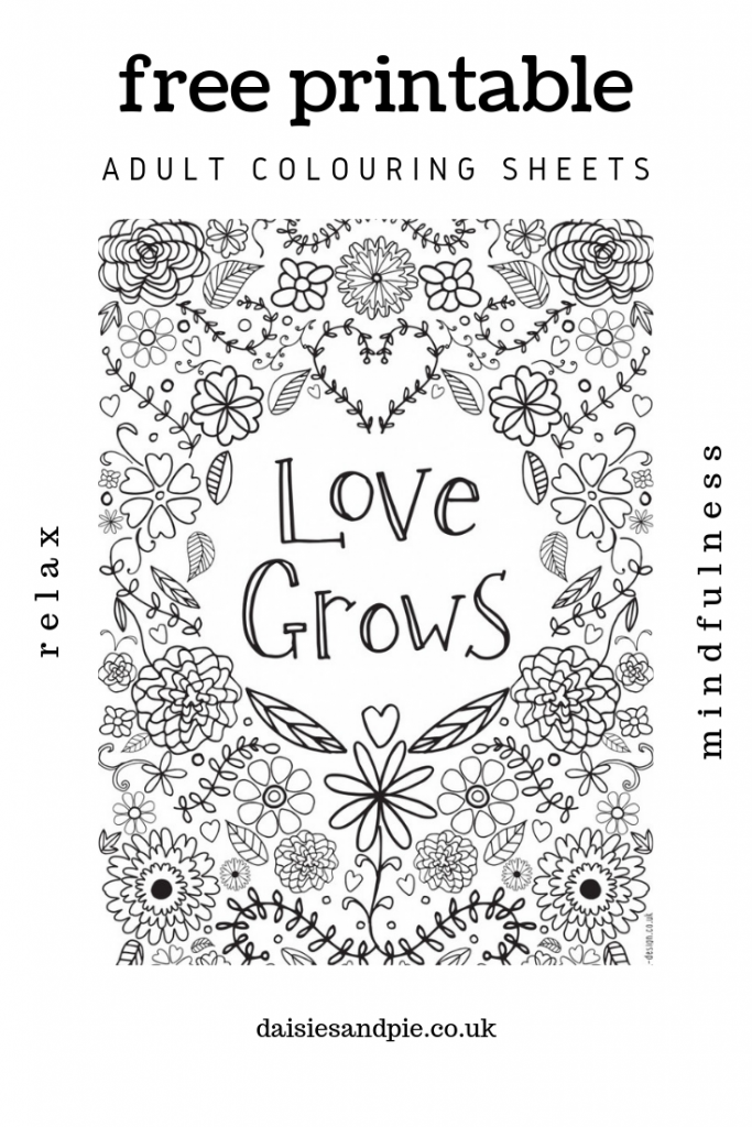 Free printable adult colouring pages with inspirational quotes ...