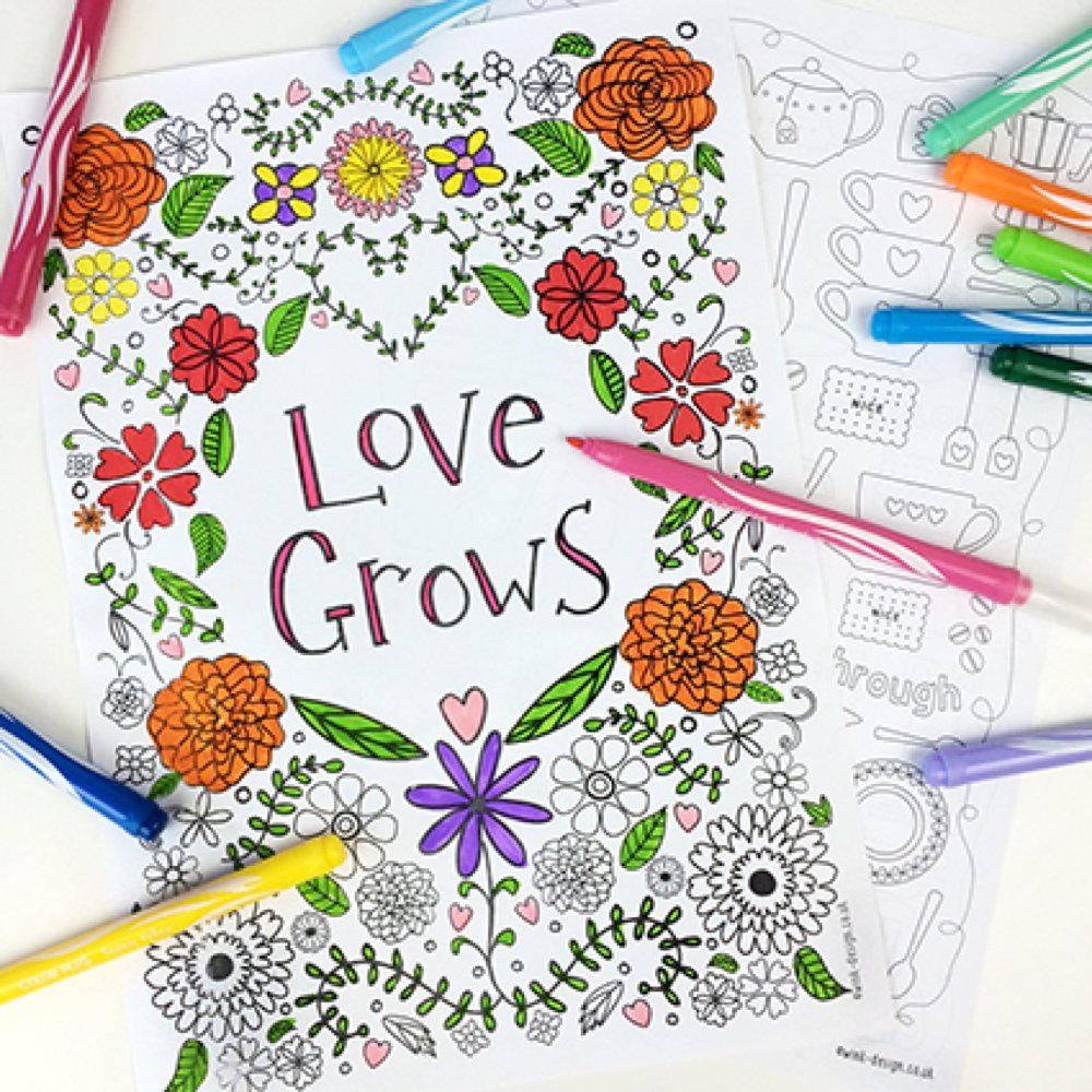Free printable adult colouring pages with inspirational quotes ...