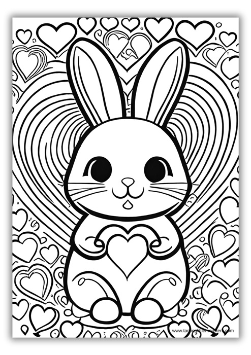 15 Free Printable Bunny Coloring Pages for Kids - Taming Little ...