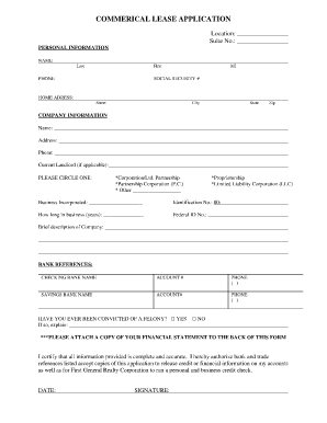 printable commercial lease agreement form