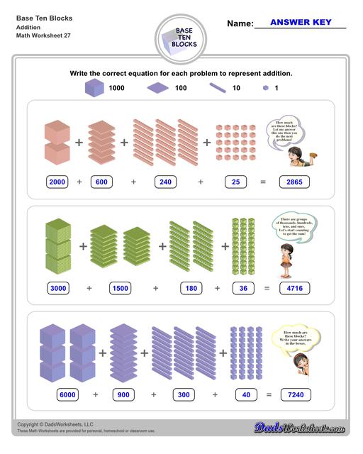 1st Grade Math Worksheets