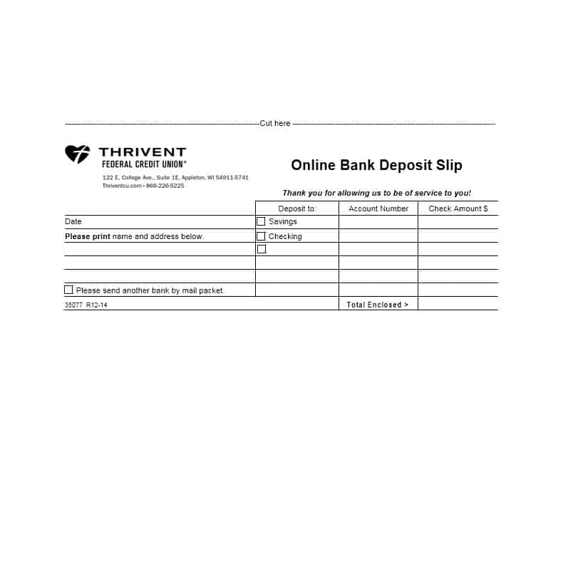 Deposit Slip - 10+ Examples, Format, Pdf