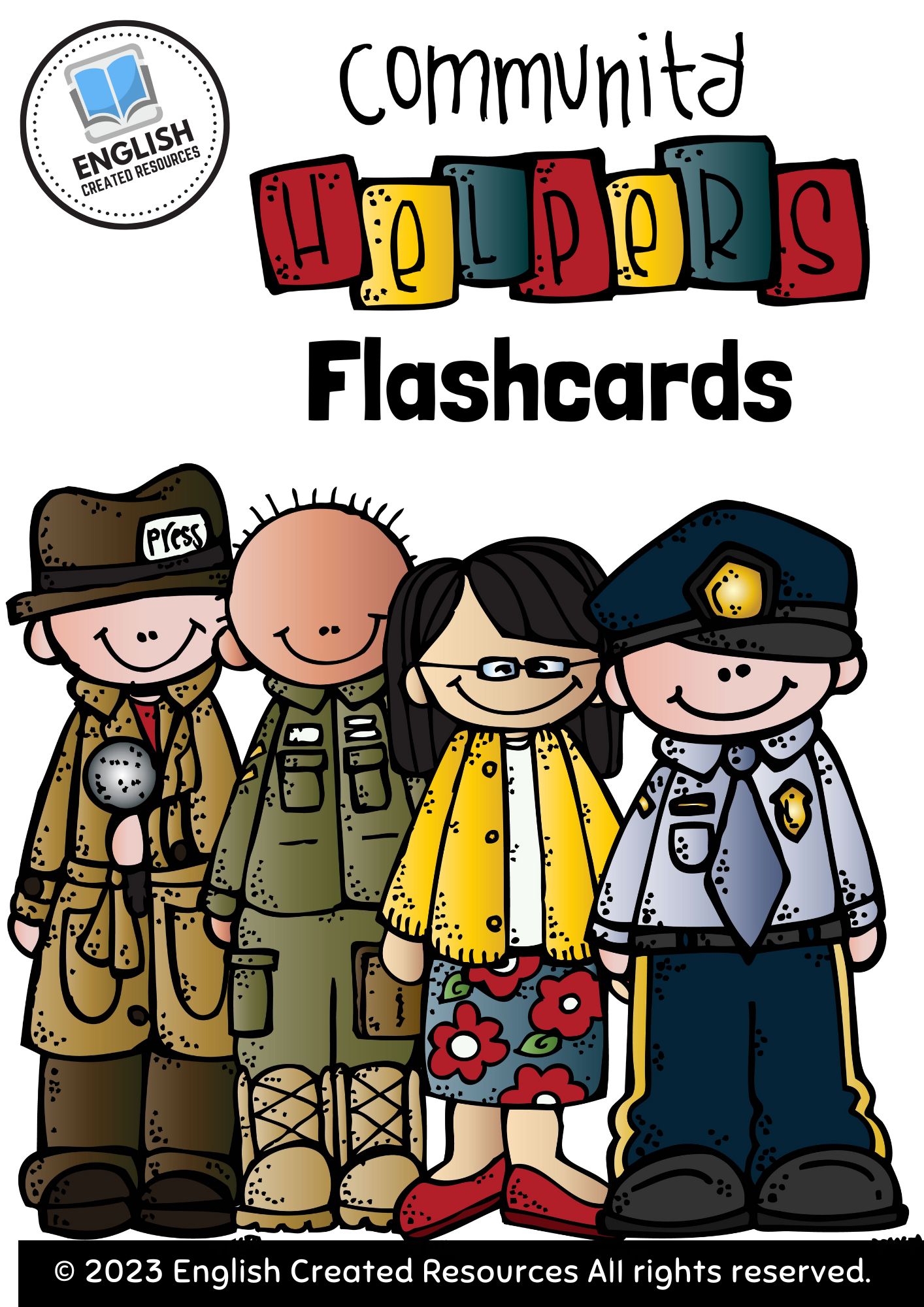 Free printable community helpers flashcards, Download Free printable ...