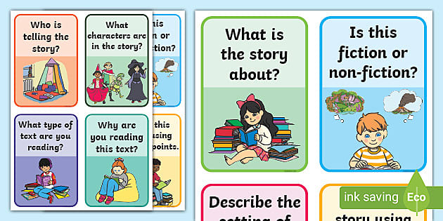Reading Comprehension Questions for Childrens Books