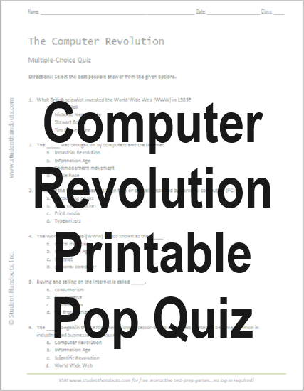 Free printable computer quiz questions Download Free printable