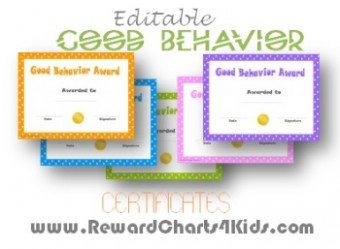 Free Certificate of Good Behavior | Customize &  Print