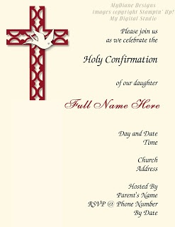 Confirmation Invitation