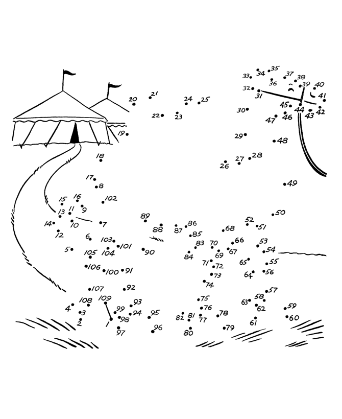 printable connect the dots drawings