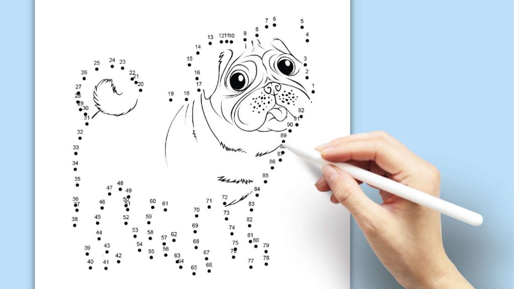 printable connect the dots drawings
