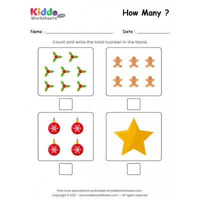 Free Printable Counting Worksheets - kiddoworksheets