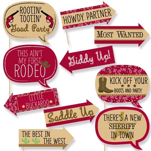 printable country photo booth props