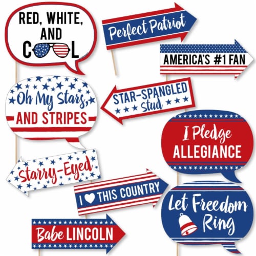 Big Dot of Happiness Funny Stars &  Stripes - USA Patriotic Party ...
