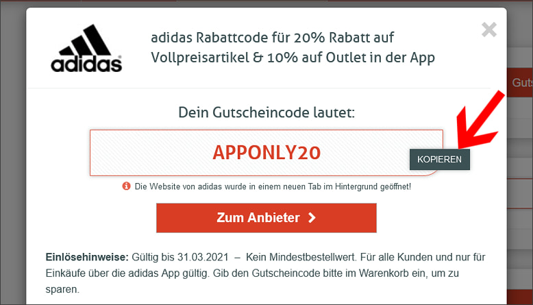 adidas Gutschein: 15% + 4,99€ Rabattcodes im Sept. 2024