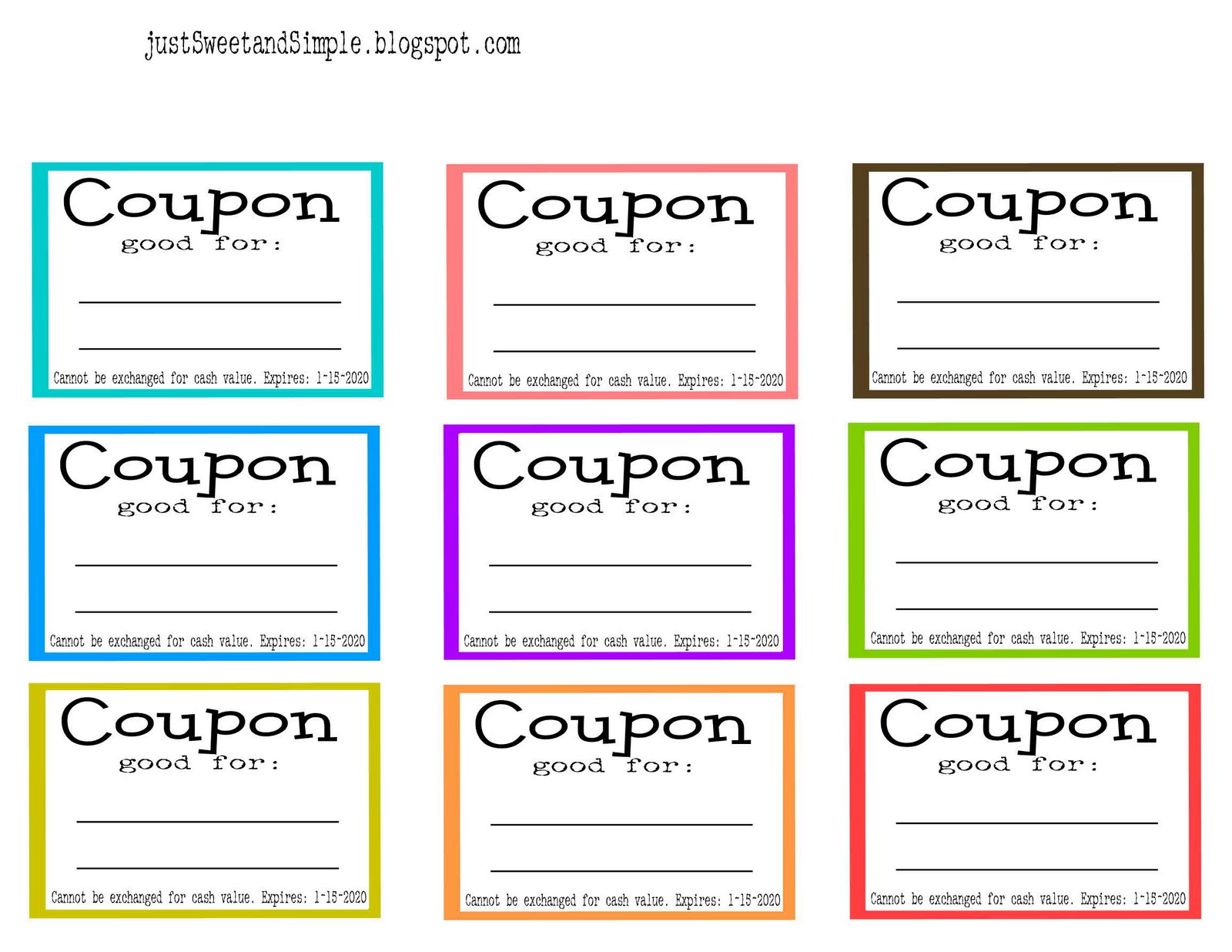 just Sweet and Simple: Mothers Day Coupons