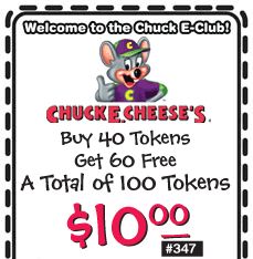 13 Chuck E Cheese ideas | chuck e cheese, free printable coupons ...