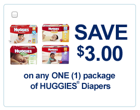 $3 off Huggies Coupon | $2.87 per Pack! :: Southern Savers