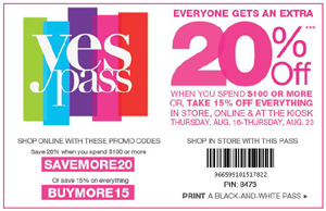 printable coupons for kohls