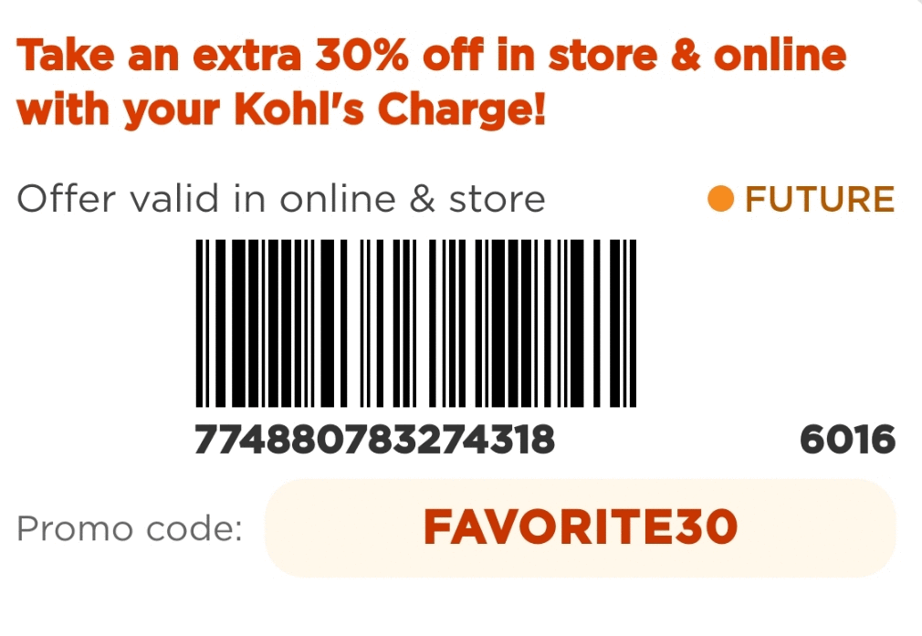 printable coupons for kohls