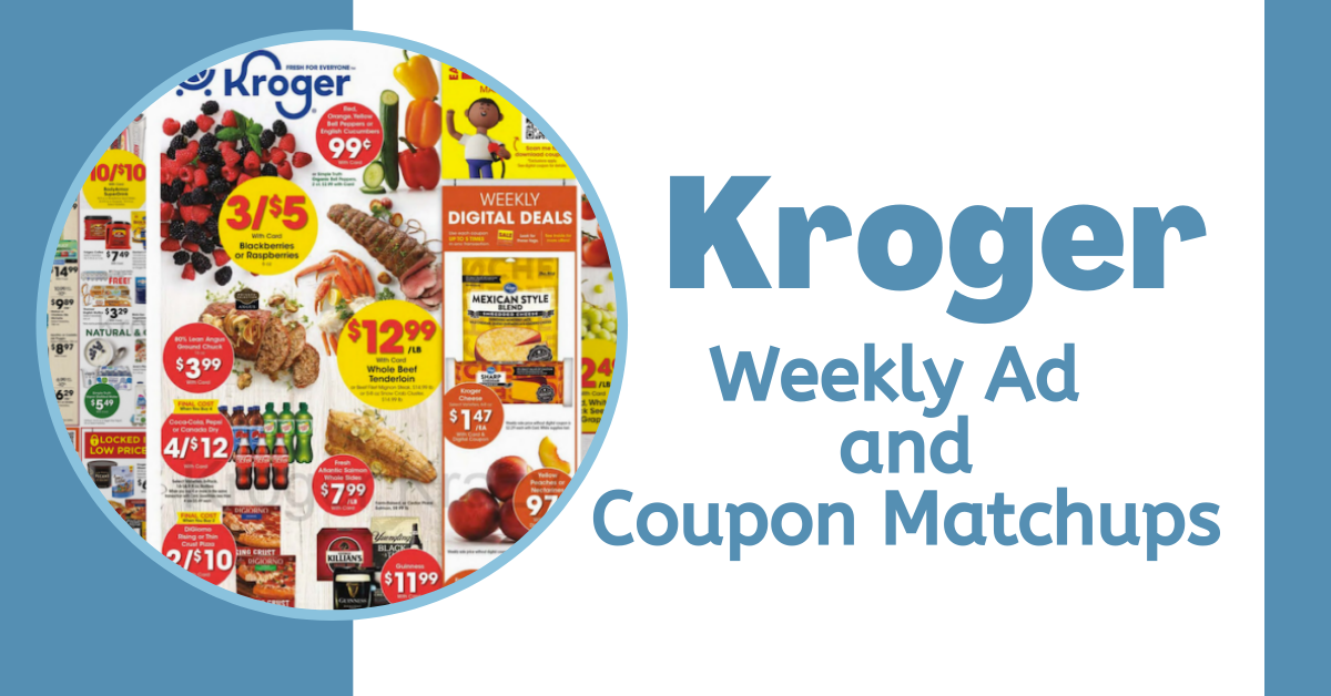 Kroger Weekly Coupon Matchups | 8/28-9/3 - Kroger Krazy