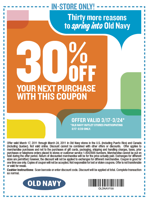 printable coupons for old navy outlet stores