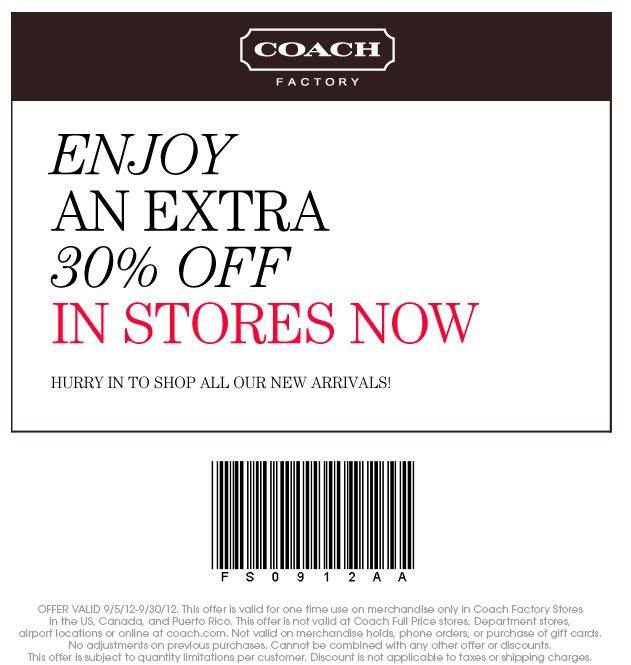 printable coupons for outlet stores
