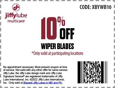 printable coupons glendale lube center