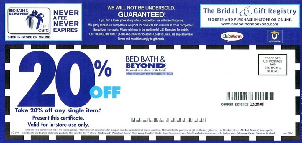 Bed Bath and Beyond coupons 2012/2013 | Bed Bath and Beyond ...