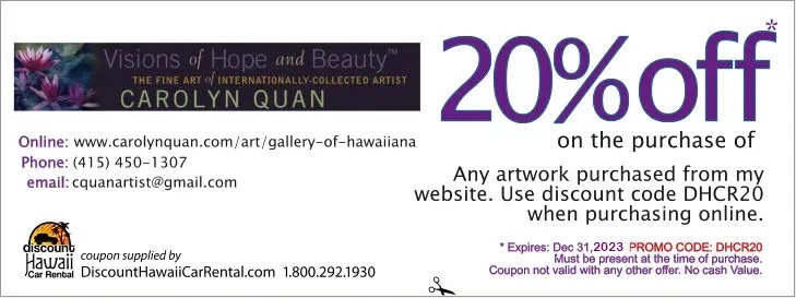 Coupons | Discount Hawaii Car Rental