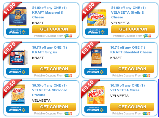Lots of New Kraft Printable Coupons: Save on Cheese, Velveeta ...