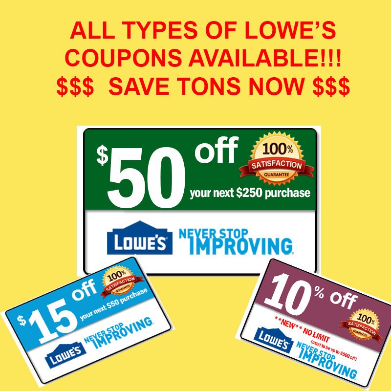printable coupons lowes 2018