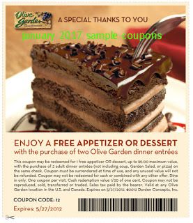 Olive Garden Coupons