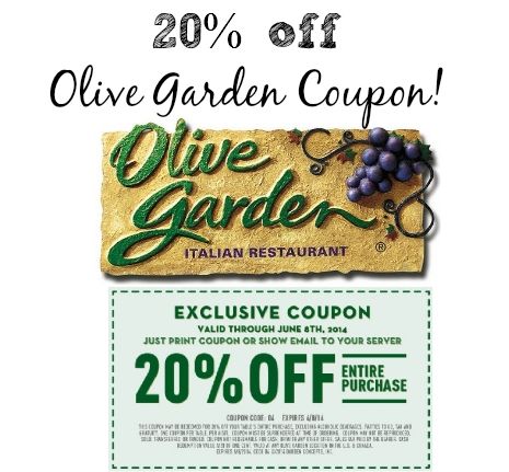 Olive Garden Coupons Archives