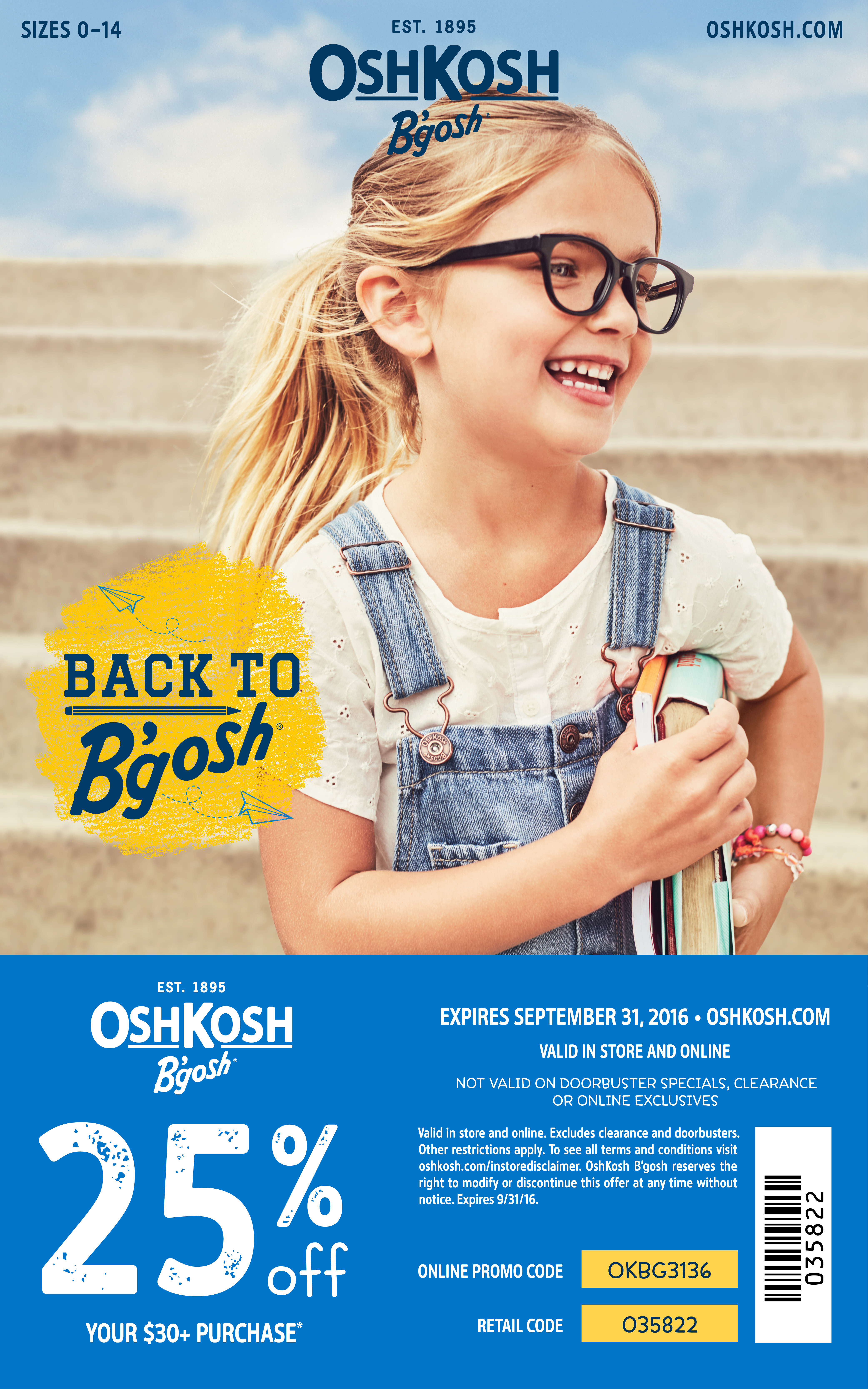 Back-School Shopping with OshKosh Bgosh + Giveaway &  25% off ...