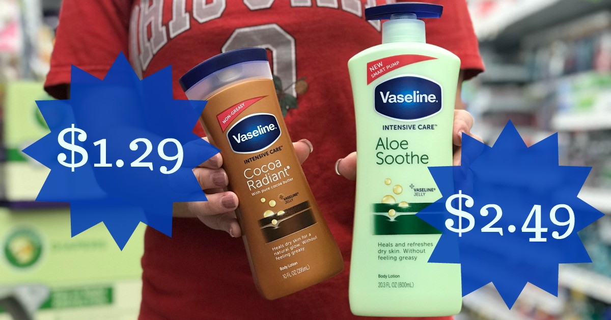 printable coupons vaseline intensive care lotion