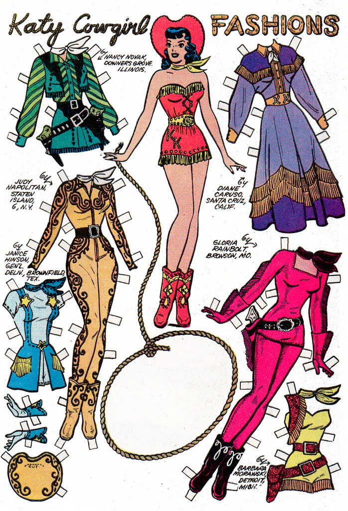 Playtime Cowboy Paper Doll