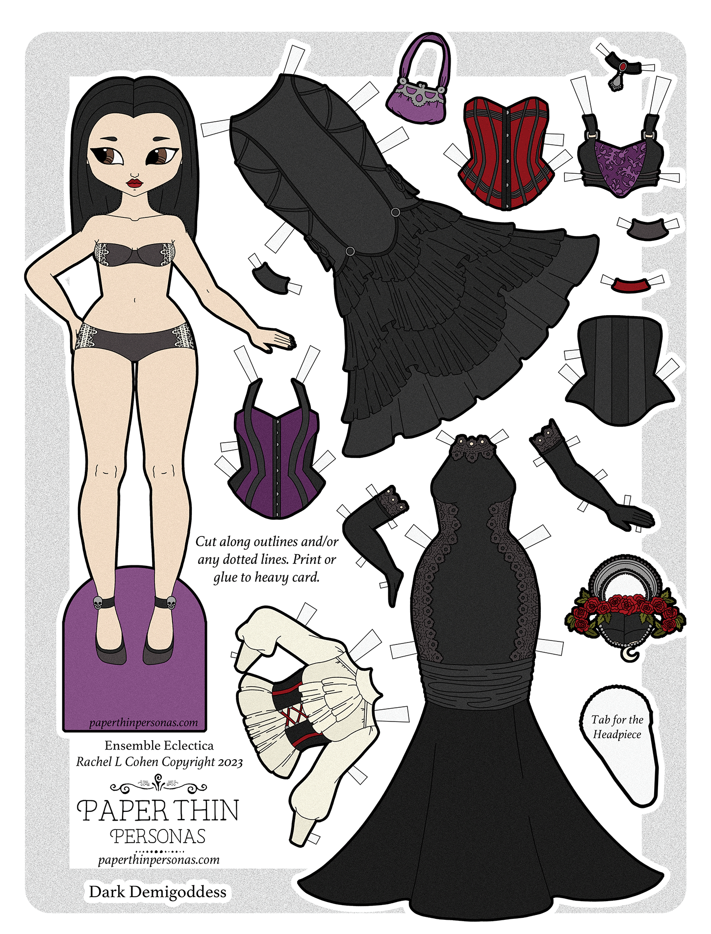 printable cowgirl paper dolls