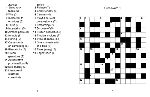 Giant Print Crossword Books