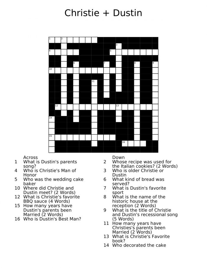 printable crossword puzzle maker online