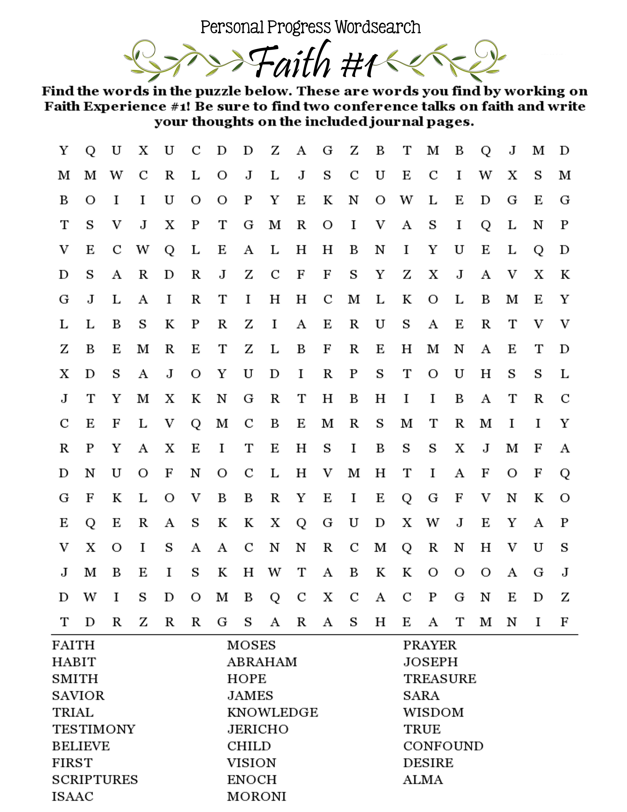 printable crossword puzzles and word searches