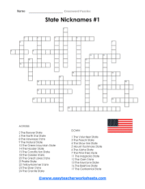 printable crossword puzzles by subject