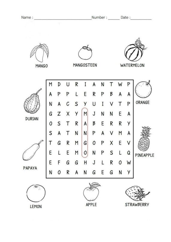 printable crossword puzzles for 5 year olds