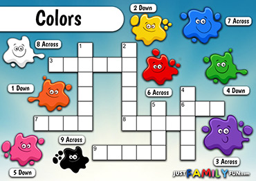 Free Printable Kids Crossword Puzzles | Just Family Fun