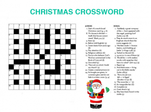 printable crossword puzzles holiday