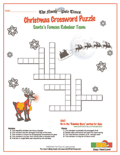 printable crossword puzzles holiday