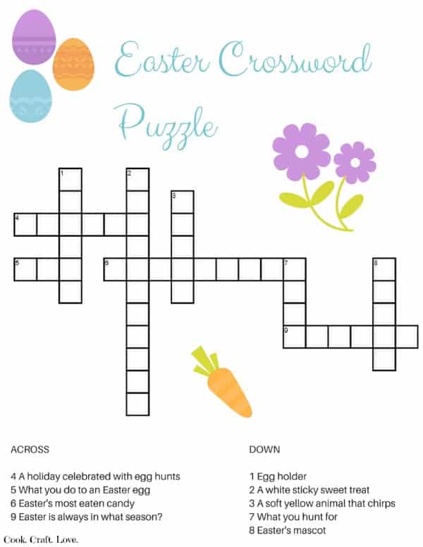 printable crossword puzzles holiday